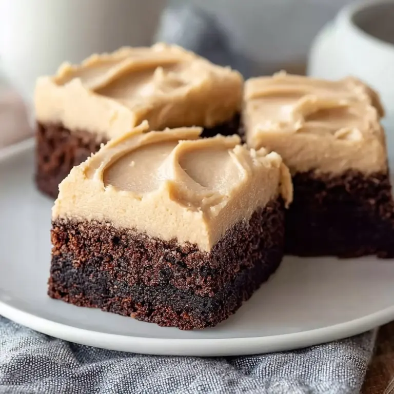 Frosted Coffee Brownies Recipe