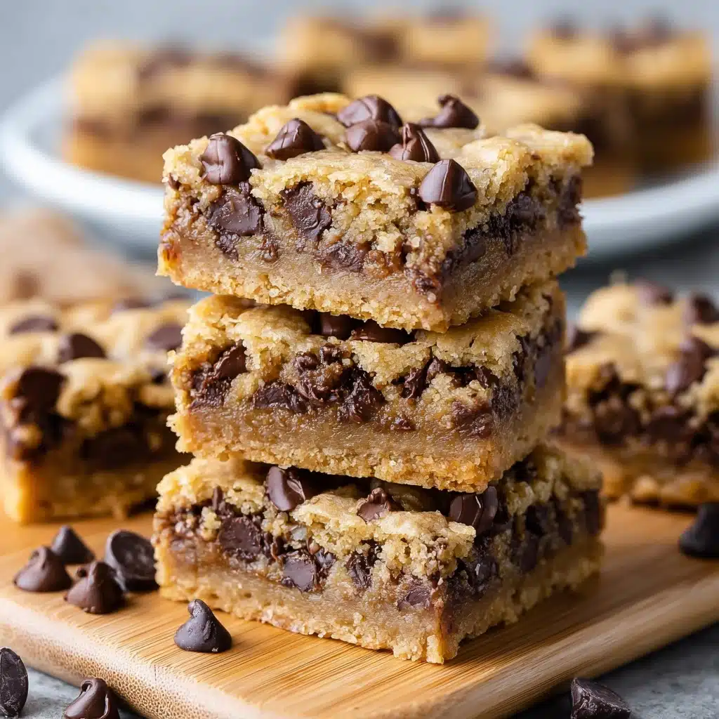 Healthy Chocolate Chip Oatmeal Bars Recipe - Recipe Image