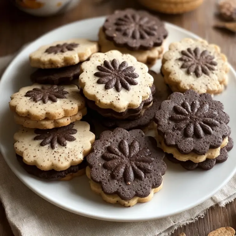 Espresso Shortbread Cookies Recipe