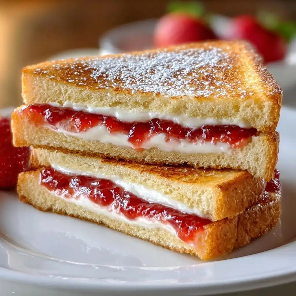 Fried Strawberry Cheesecake Sandwiches Recipe - Recipe Image