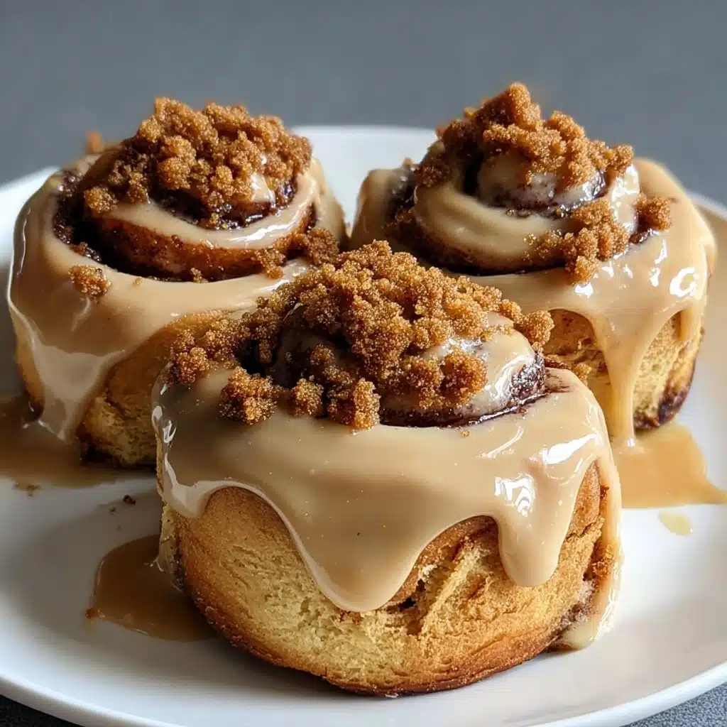 Biscoff Cookie Butter Cinnamon Rolls Recipe - Recipe Image
