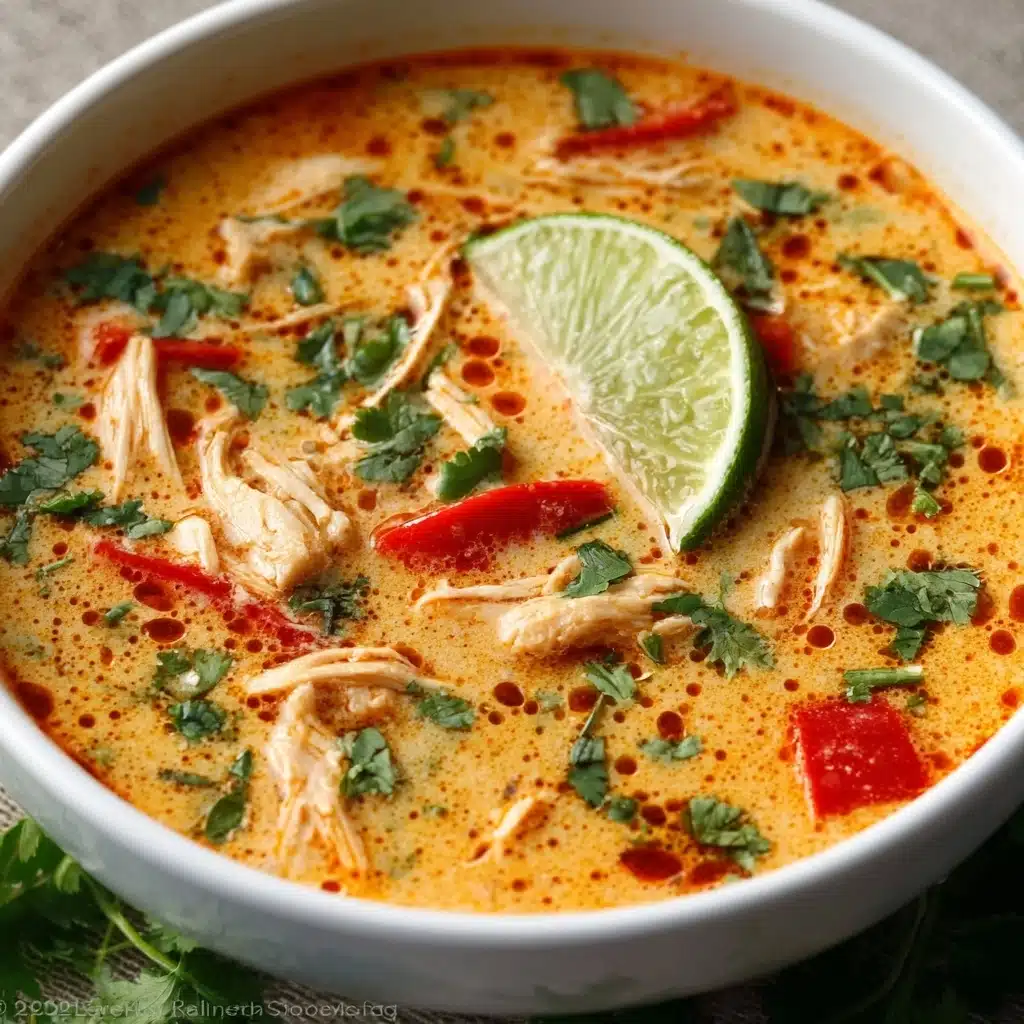 Easy Thai Coconut Chicken Soup Recipe - Recipe Image
