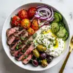 Mediterranean Steak Bowl Recipe