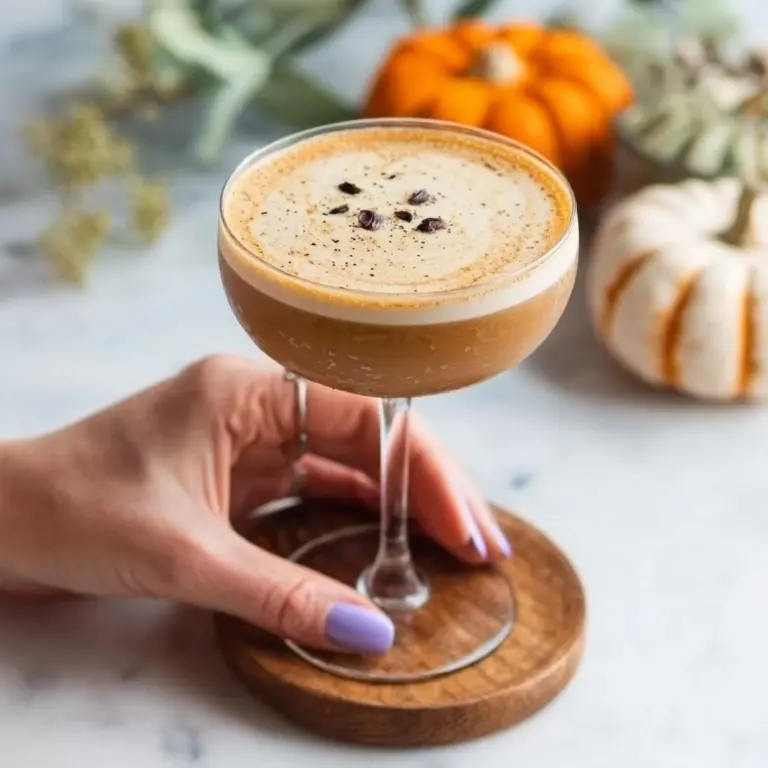 Pumpkin Spice Espresso Martini - Made with Real Pumpkin Recipe