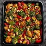 Easy Sheet Pan Cashew Chicken Recipe for Busy Weeknights Recipe