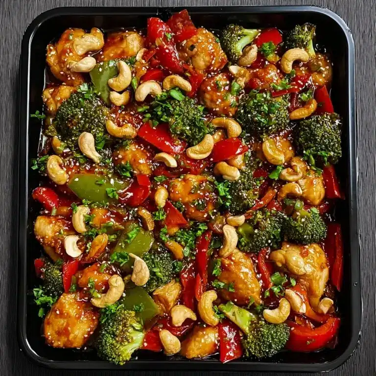 Easy Sheet Pan Cashew Chicken Recipe for Busy Weeknights Recipe