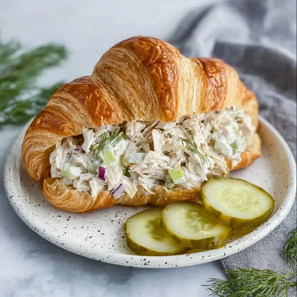 Savory Dill Pickle Chicken Salad Recipe - Recipe Image