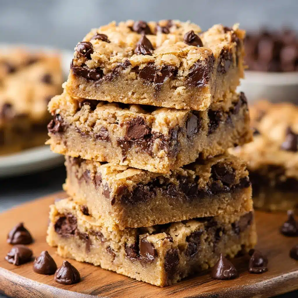 Healthy Chocolate Chip Oatmeal Bars Recipe - Recipe Image
