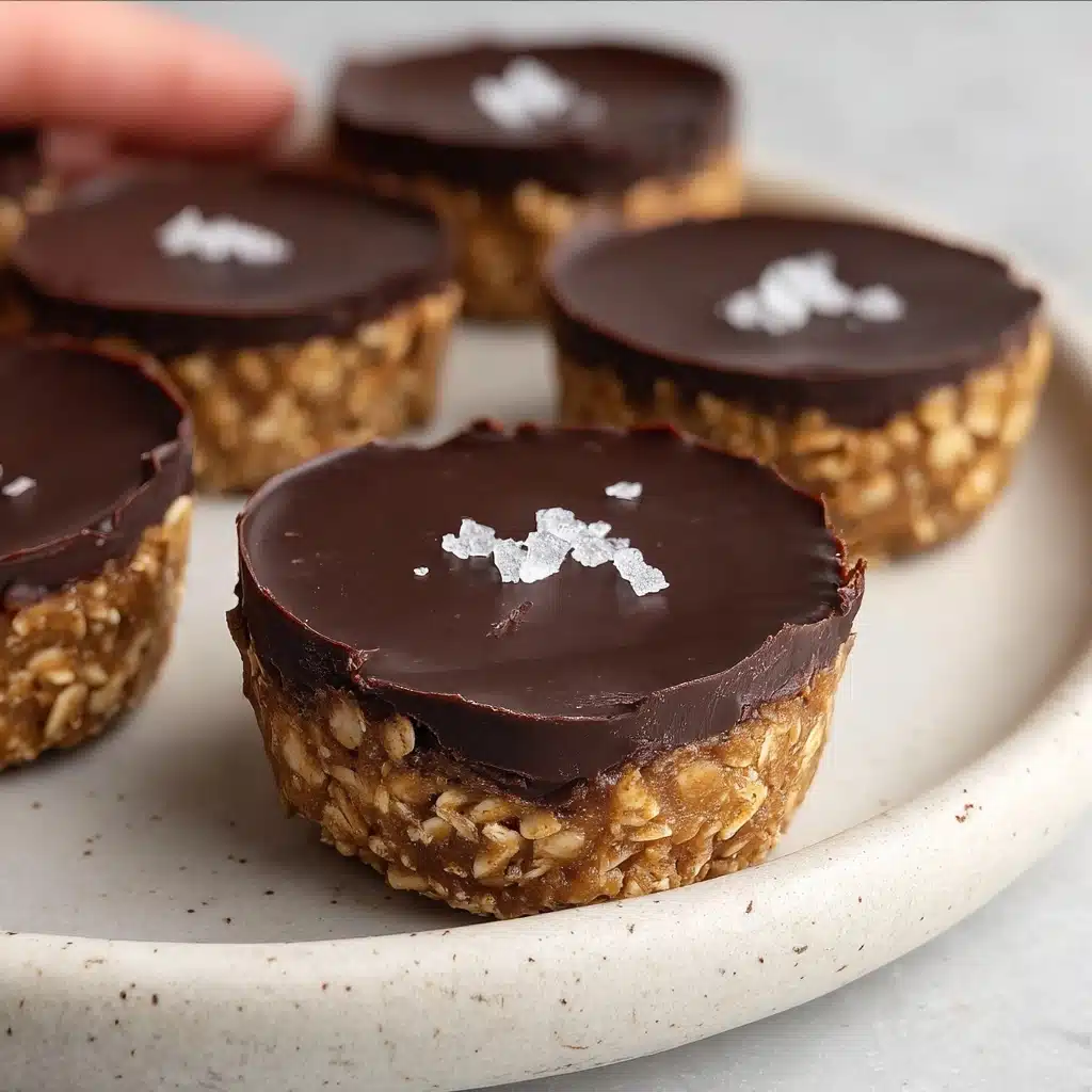 Easy No Bake Peanut Butter Oat Cups Recipe - Recipe Image