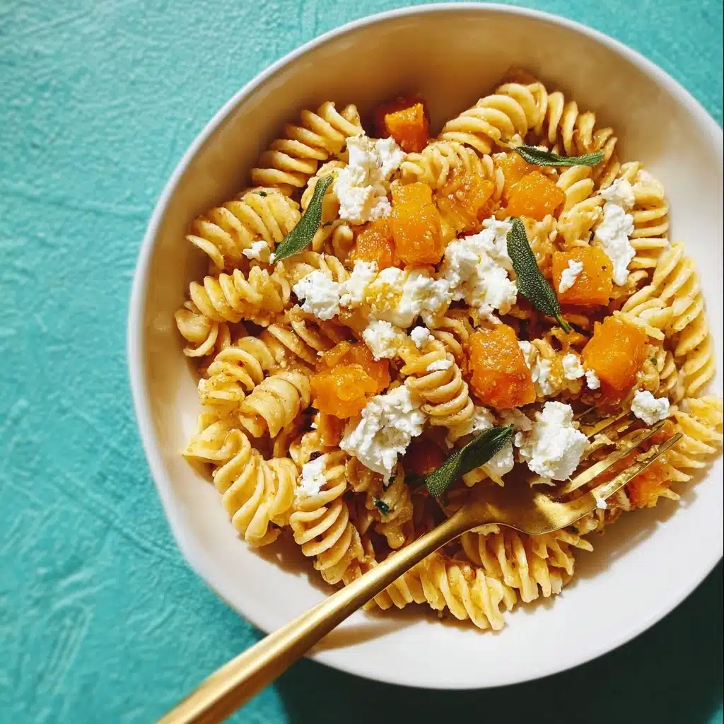 Baked Feta and Butternut Squash Pasta with Sage and Garlic Recipe - Recipe Image