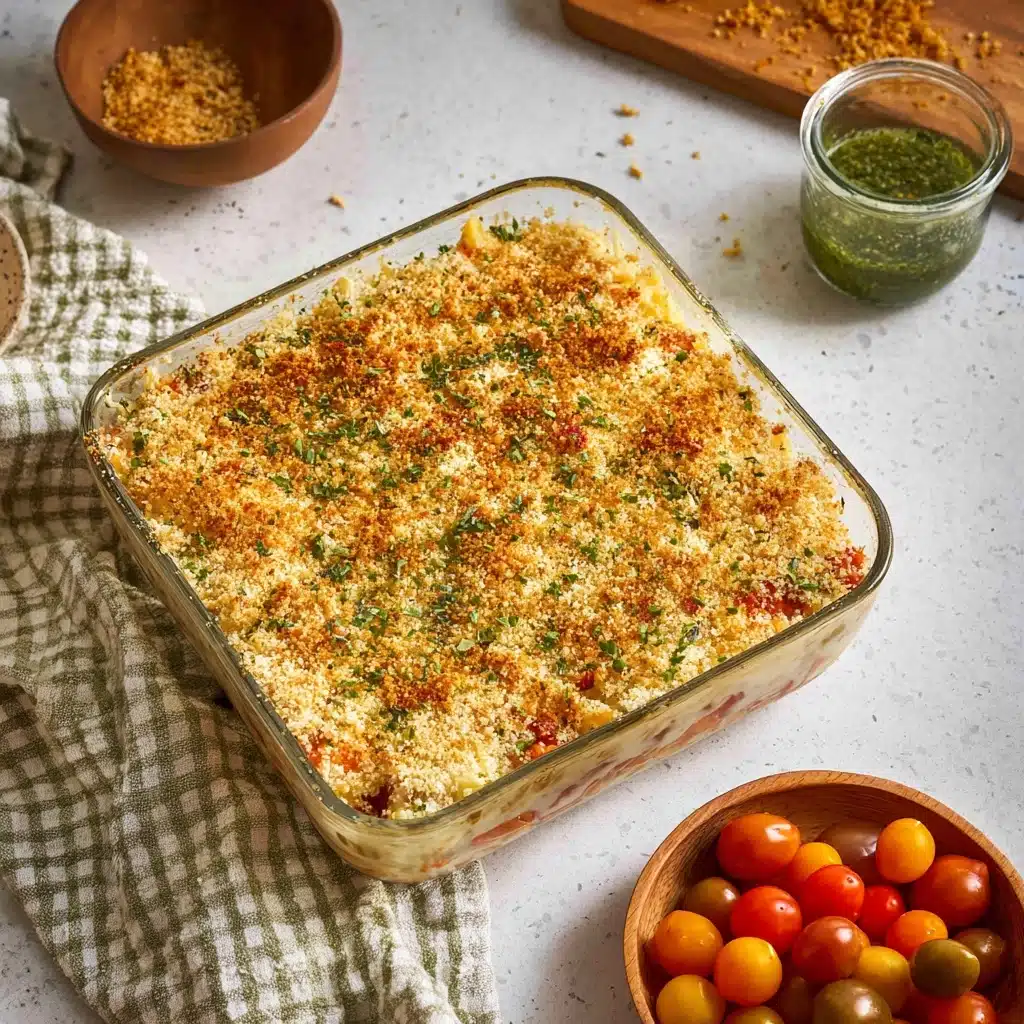 White Bean and Pesto Bake Recipe - Recipe Image