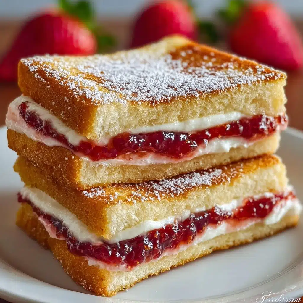 Fried Strawberry Cheesecake Sandwiches Recipe - Recipe Image