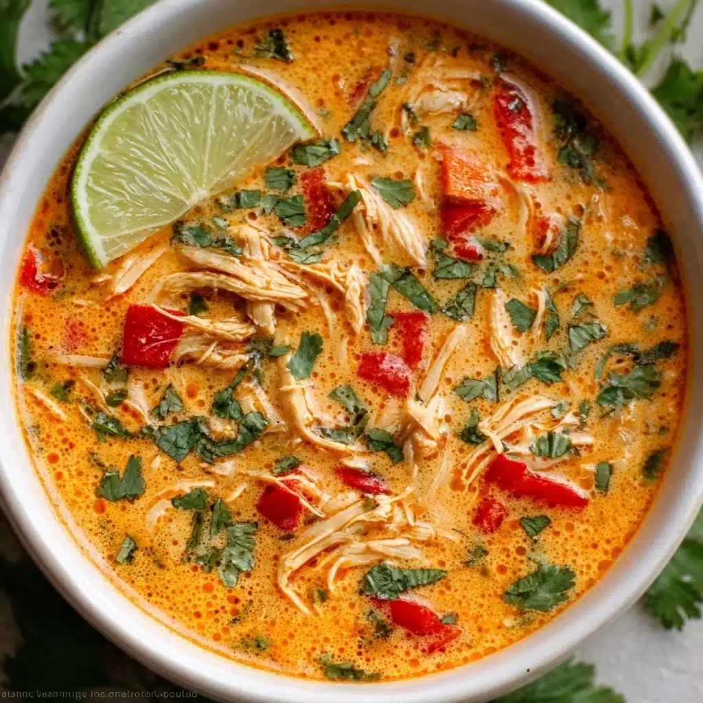 Easy Thai Coconut Chicken Soup Recipe - Recipe Image