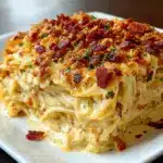 Spicy Southern Cheesy Chicken Spaghetti Casserole Recipe
