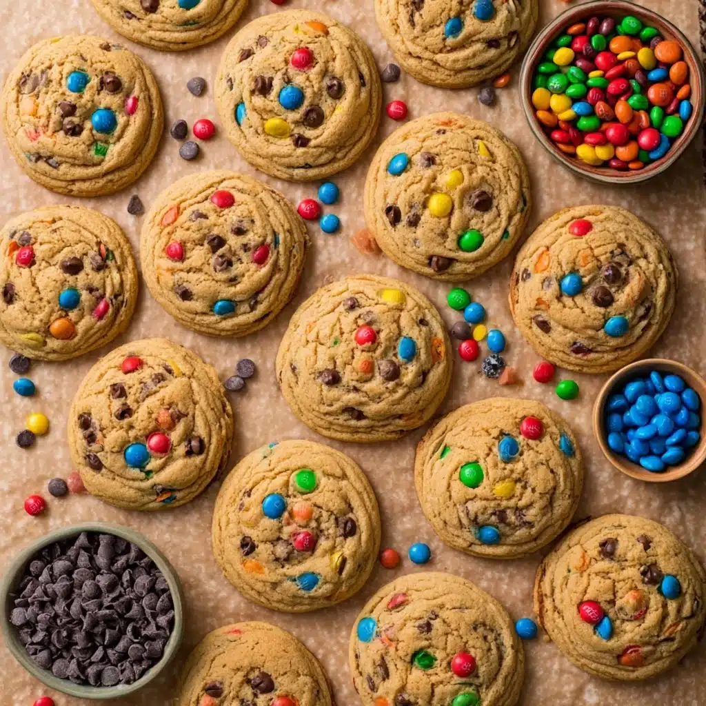 Peanut Butter M&M Cookies Recipe - Recipe Image