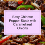 Sizzling Chinese Pepper Steak with Onions Recipe
