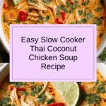 Easy Thai Coconut Chicken Soup Recipe