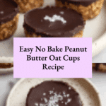 Easy No Bake Peanut Butter Oat Cups Recipe