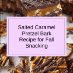 Salted Caramel Pretzel Bark Recipe