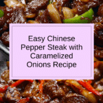 Sizzling Chinese Pepper Steak with Onions Recipe