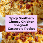 Spicy Southern Cheesy Chicken Spaghetti Casserole Recipe