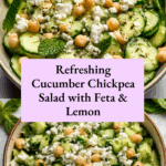 Cucumber Chickpea Feta Lemon Recipe