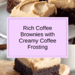 Frosted Coffee Brownies Recipe