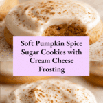 Pumpkin Spice Sugar Cookies with Cream Cheese Frosting Recipe
