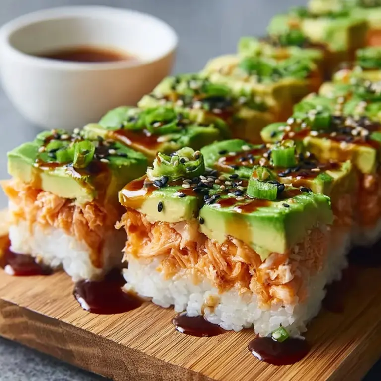 Spicy Salmon Sushi Bake Recipe
