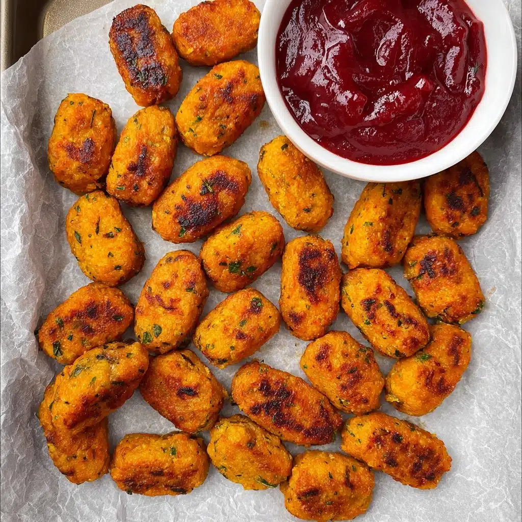 Baked Sweet Potato Zucchini Tots Recipe - Recipe Image