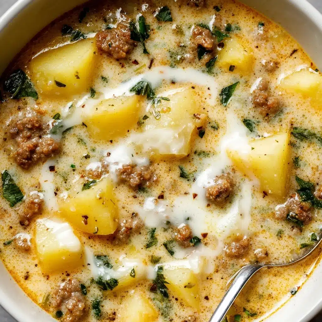 Cozy Italian Sausage and Potato Soup – Easy & Hearty! Recipe - Recipe Image