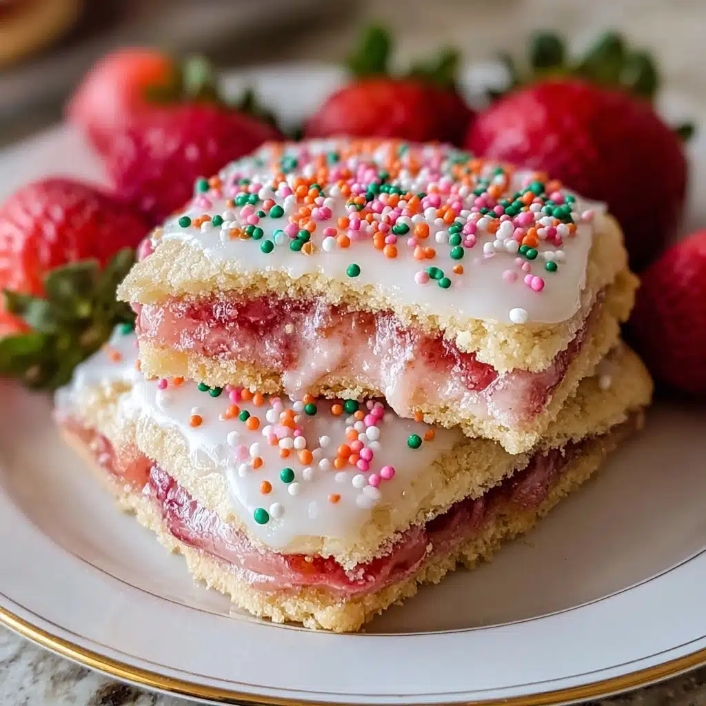 Strawberry Pop Tart Sugar Cookies Recipe - Recipe Image