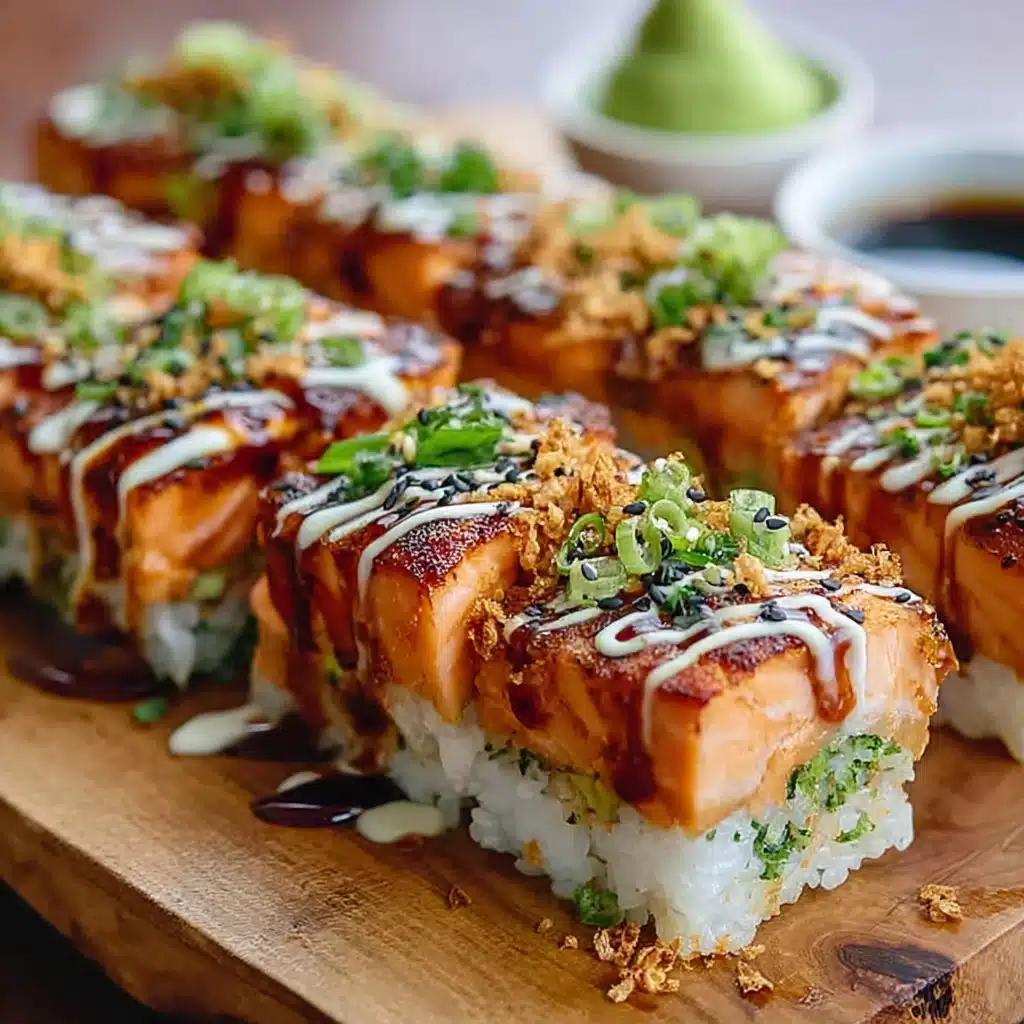 Spicy Salmon Sushi Bake Recipe - Recipe Image