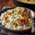 Creamy Smothered Chicken And Rice Recipe