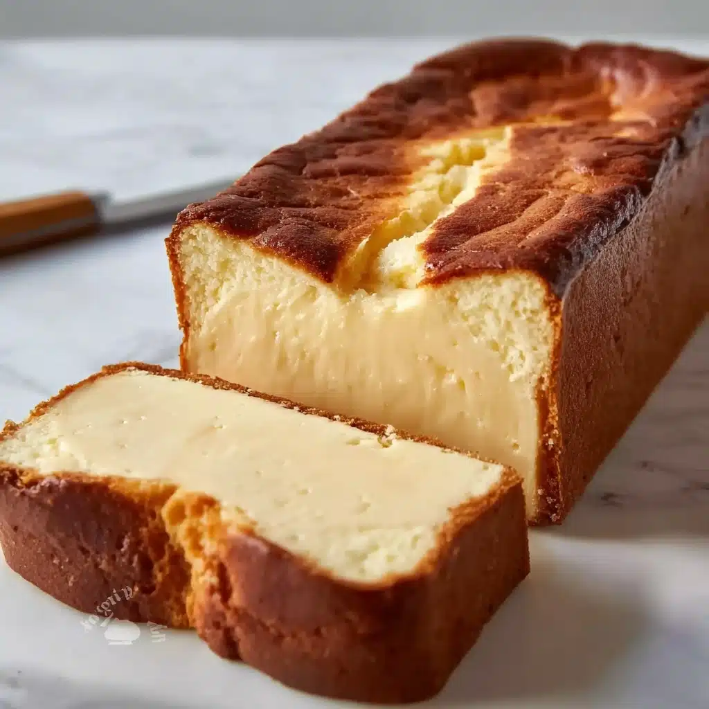 Burnt Basque Cheesecake in a Loaf Pan Recipe - Recipe Image