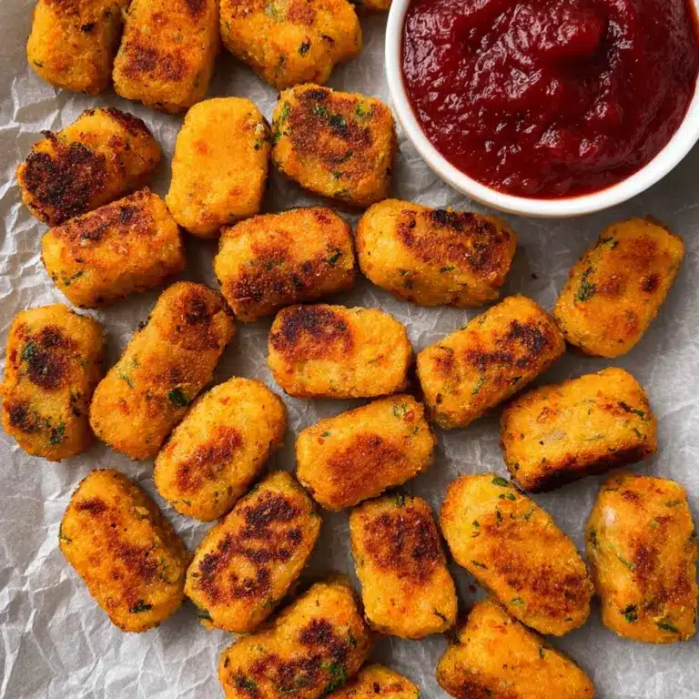 Baked Sweet Potato Zucchini Tots Recipe