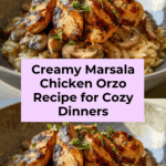 Marsala Chicken Orzo