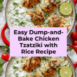Dump-and-Bake Chicken Tzatziki with Rice Recipe