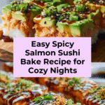 Spicy Salmon Sushi Bake Recipe