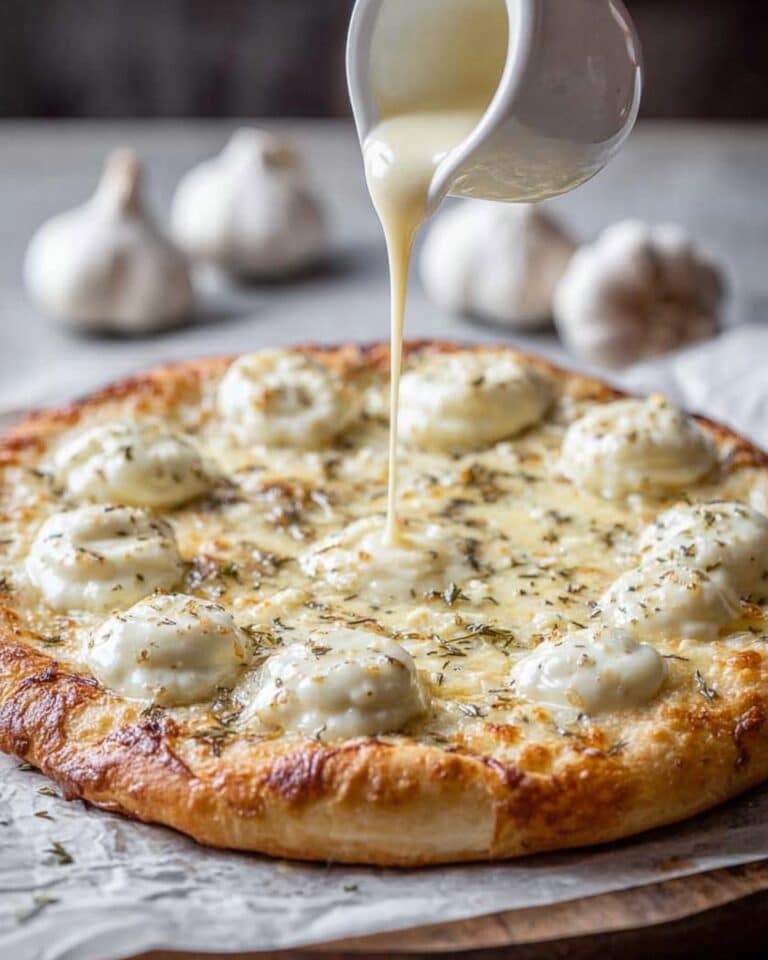 White Garlic Pizza Sauce Recipe