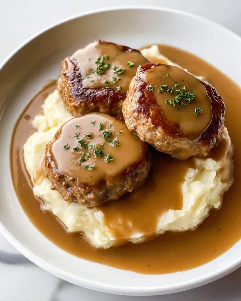 Salisbury Steak with Herb-Infused Gravy Recipe