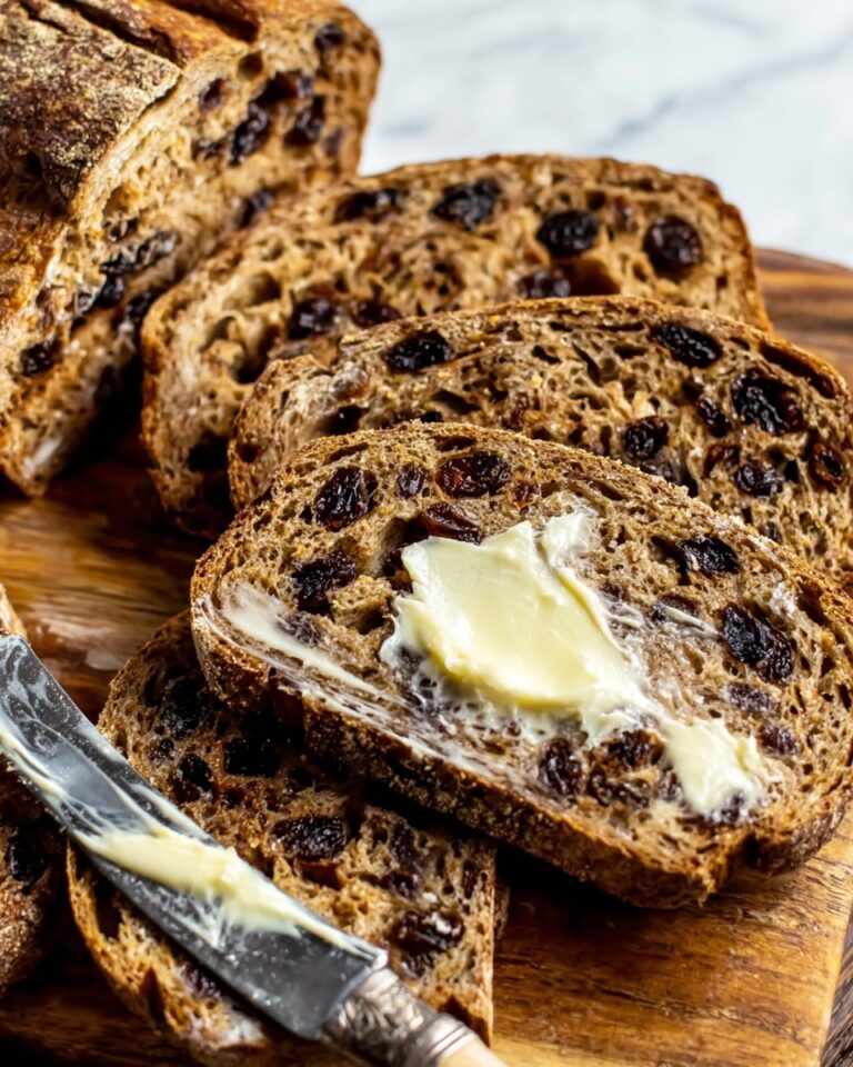 No Knead Cinnamon Raisin Bread Recipe