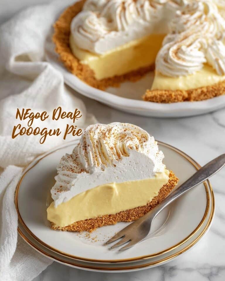 No-Bake Eggnog Cream Pie Recipe