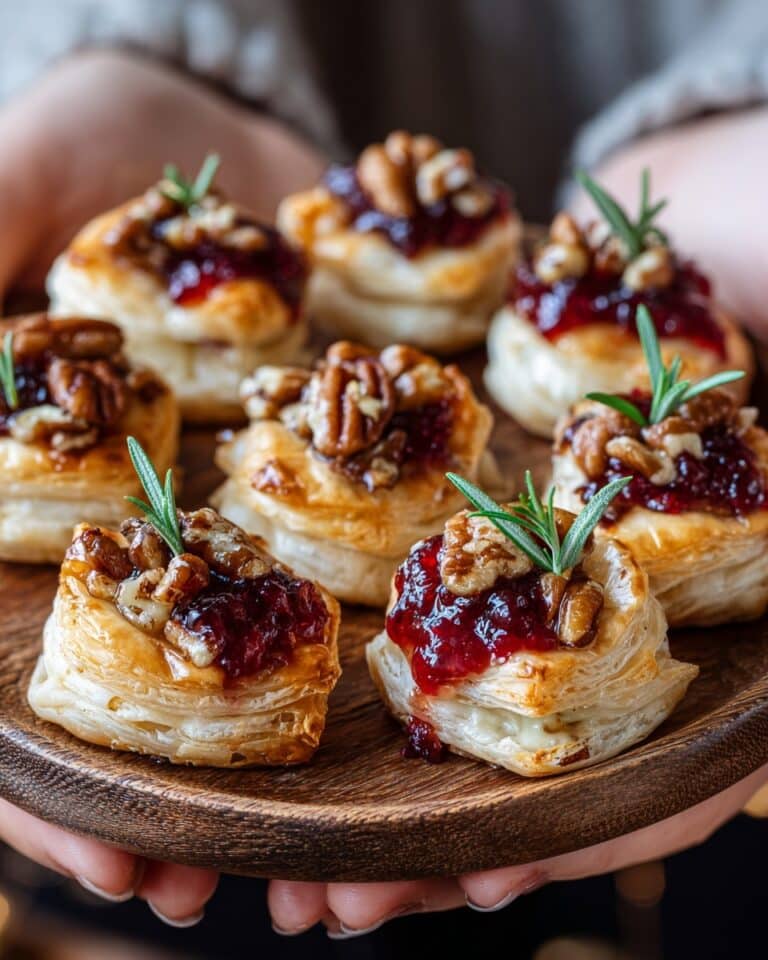 Baked Cranberry Brie Bites Recipe