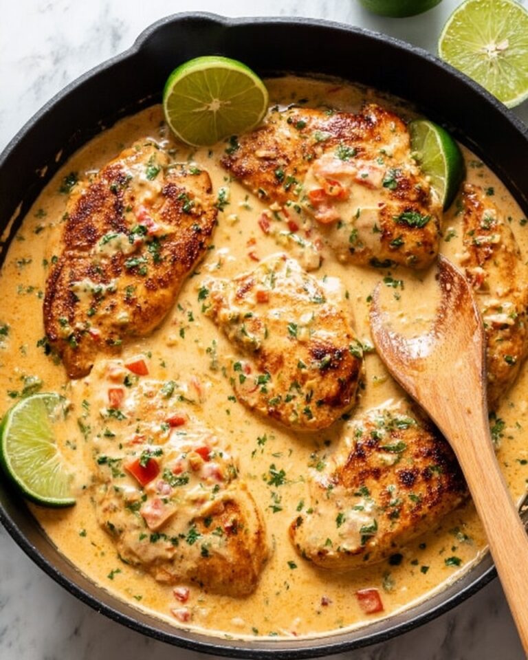 Cajun Chicken with Creamy Tomato-Lime Sauce Recipe
