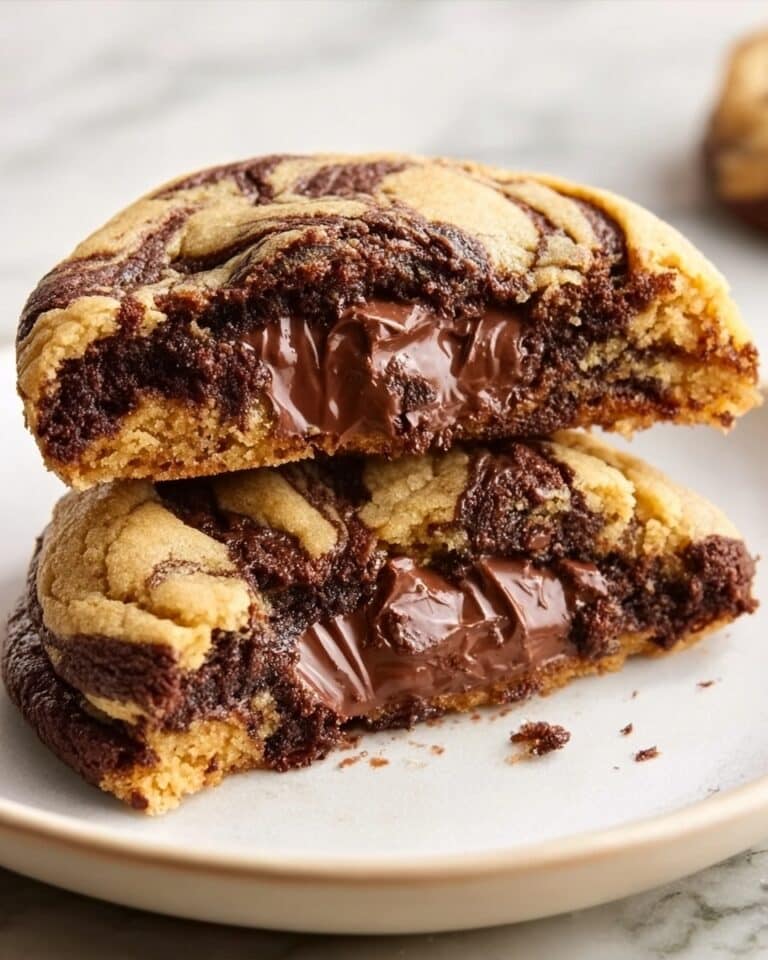 Peanut Butter Brownie Swirl Cookies Recipe