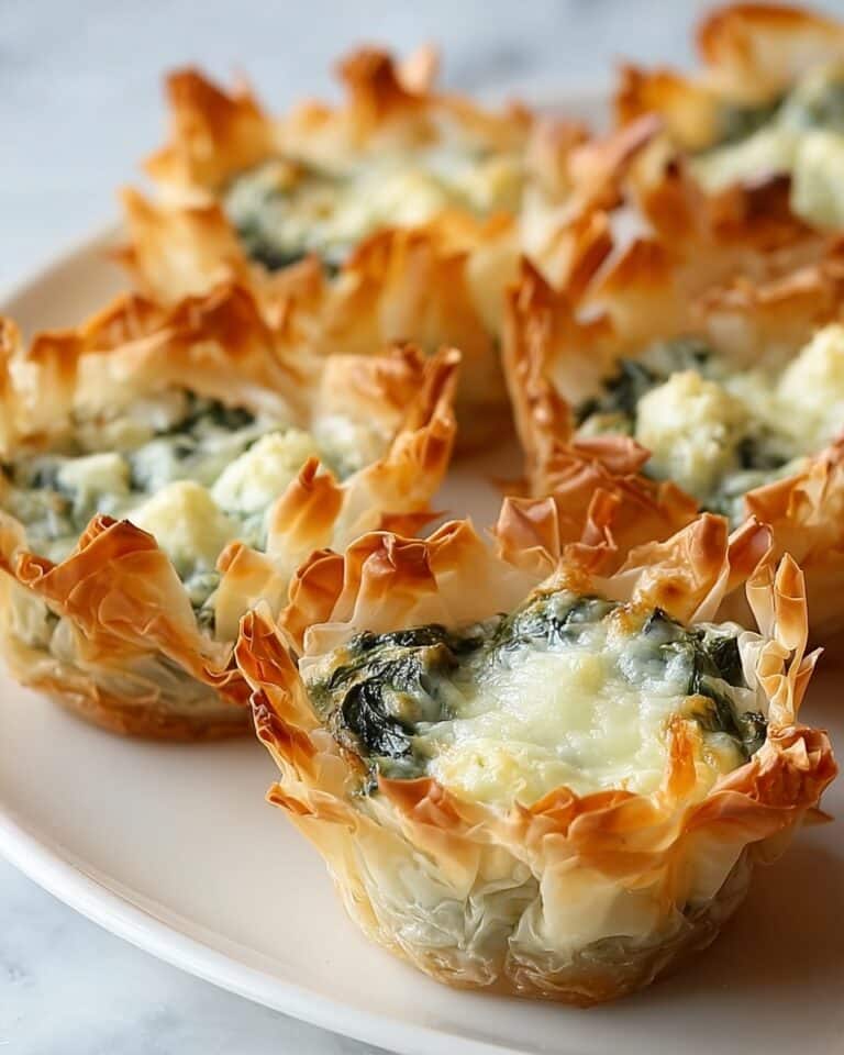 Spinach and Artichoke Dip Cups Recipe