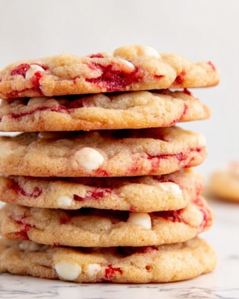 White Chocolate Candy Cane Cookies Recipe