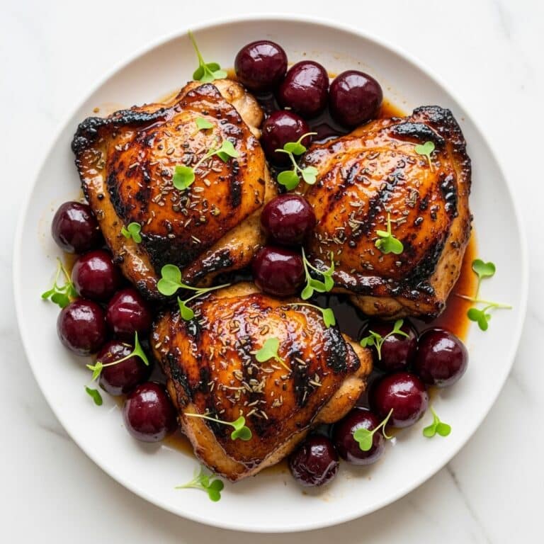 The Perfect Cherry Balsamic Glazed Chicken Recipe