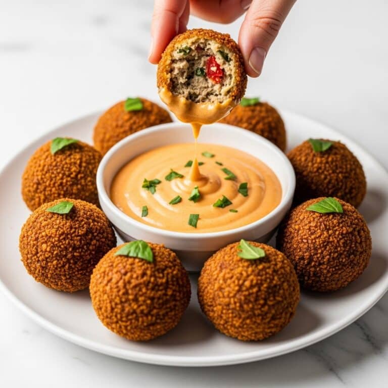Reuben Balls with Spicy Thousand Island Dipping Sauce Recipe